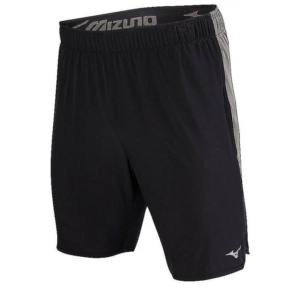 Mens Mizuno Alpha 8.5 Running Shorts Black Philippines (XQEWOR059)